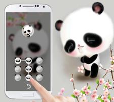 Cuteness Shy Panda Theme captura de pantalla 3