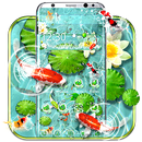 कोई मछली तालाब विषय APK