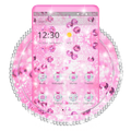 Sweet Pink Crystal Bowknot Theme