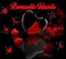 Romantic Red Love Heart Theme syot layar 1