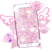 Pink Sparkle Star Theme Icon Pack