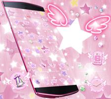 Pack d'icônes Pink Sparkle Star Theme capture d'écran 1