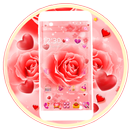 Pink Rose Flower Launcher Theme APK