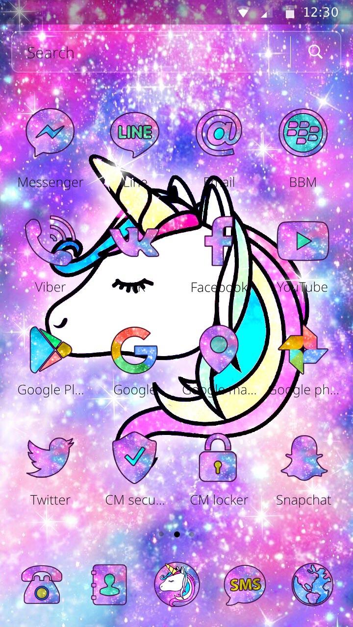 Galaxy Unicorn Shiny Glitter Theme APK  for Android – Download Galaxy  Unicorn Shiny Glitter Theme APK Latest Version from 