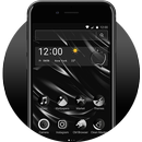 Stylish Black Phone 7 Launcher APK