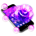 Purple Fantasy Rose Theme-icoon