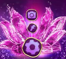 برنامه‌نما Crystal Flower Theme عکس از صفحه