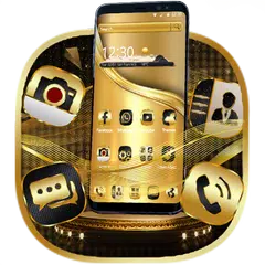 24 Carat Royal Gold Theme APK download
