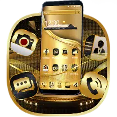 Descargar APK de Tema de oro de 24 quilates