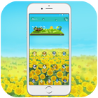 Green Sunshine Sunflower Theme icône
