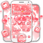 Glitter Love Heart Diamond Theme icône