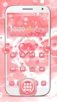 پوستر Glitter Love Heart Diamond Theme