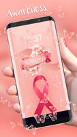 Pink Ribbon Awareness Theme - Breast Cancer Affiche