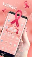 Pink Ribbon Awareness Theme - Breast Cancer capture d'écran 2