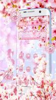 Romantic Sakura Pink Theme capture d'écran 1