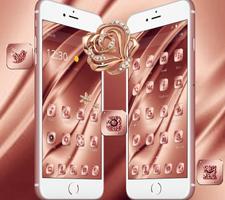 Pink Rose Gold Silk Theme imagem de tela 3