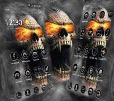 Hell Death Skull Korku Teması Ekran Görüntüsü 1