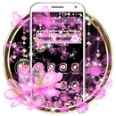 Rose Papillon & Fleur Thème APK