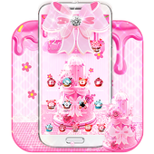 Pink Sweet Cake Theme-icoon