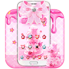 Pink Sweet Cake Theme ikon