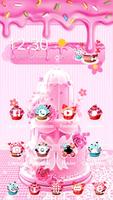 Pink Sweet Cake Theme syot layar 3