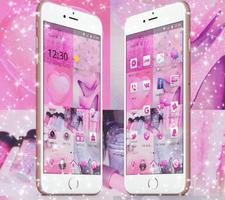 Pink Photo Grid Freestyle Collage Theme اسکرین شاٹ 3