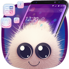 Fluffy Puff: Cute Theme أيقونة