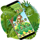 Le thème Singe Cartoon mignon APK