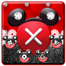 Cute Micky theme Red wallpaper & Diamond Icon APK