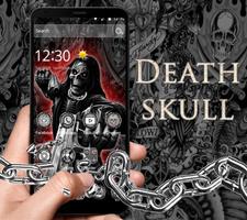 Horror Devil Death Skull Theme Affiche