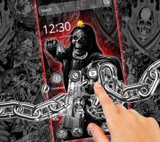 Horror Devil Death Skull Theme syot layar 3