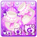 Lovely Purple Kitty Theme APK