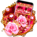 Silk Gold & Rose Theme APK