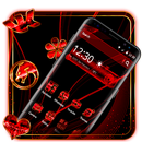 Noir & rouge Thème APK