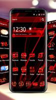 Black & Red Theme تصوير الشاشة 1