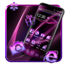 Noir Violet Thème APK