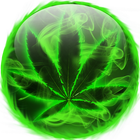 Green Weed Rasta Smoke Theme icon