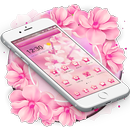 Pink Sakura Flowers Romantic Theme APK