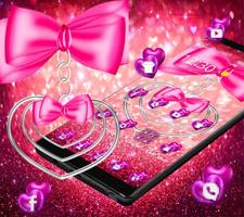 pretty pink love theme pretty wallpaper Screenshot 2