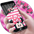 Pink White Black Micky Theme APK