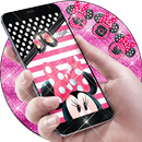 Pink White Black Micky Theme APK