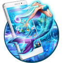 Blue Sea Mermaid Launcher Theme APK