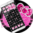 Pink Diamond Kitty Bowknot tema Theme آئیکن