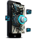 Blue technology science Army theme future APK