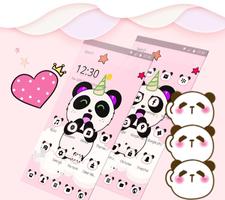 Pink Cute Panda Horn capture d'écran 1
