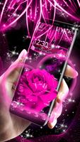 Neon Purple Rose Theme screenshot 2