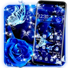 Blue Rose Raindrops Theme Apk 1 1 4 For Android Download Blue Rose Raindrops Theme Apk Latest Version From Apkfab Com