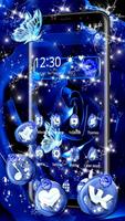Blue Rose Raindrops Theme تصوير الشاشة 3