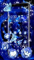 Blue Rose Raindrops Theme screenshot 3