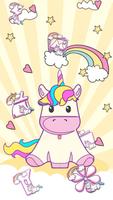 Cute Rainbow Unicorn Theme screenshot 3